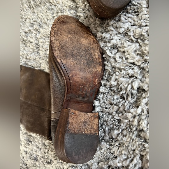 FRYE AND CO. Dark Brown Leather Heeled Boots - Picture 10 of 11